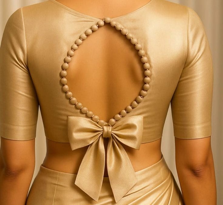 Banarasi silk Saree Blouse Designs