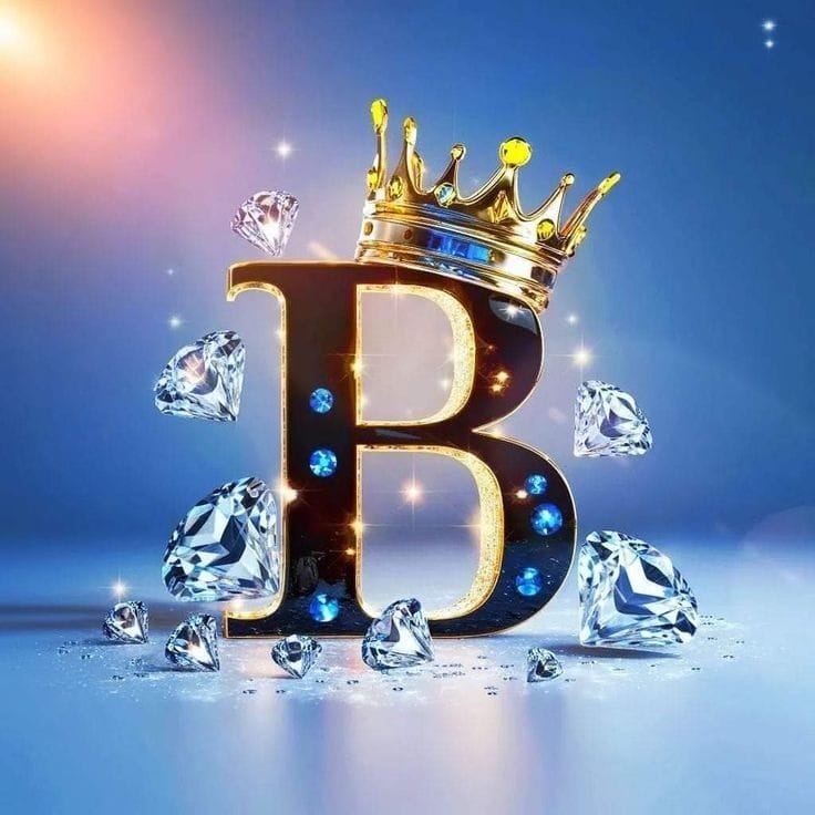 Beautiful B Name DP for Instagram