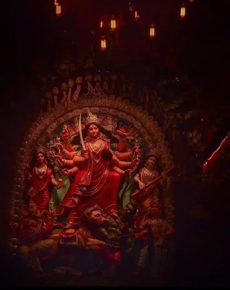Beautiful Unique Durga Maa
