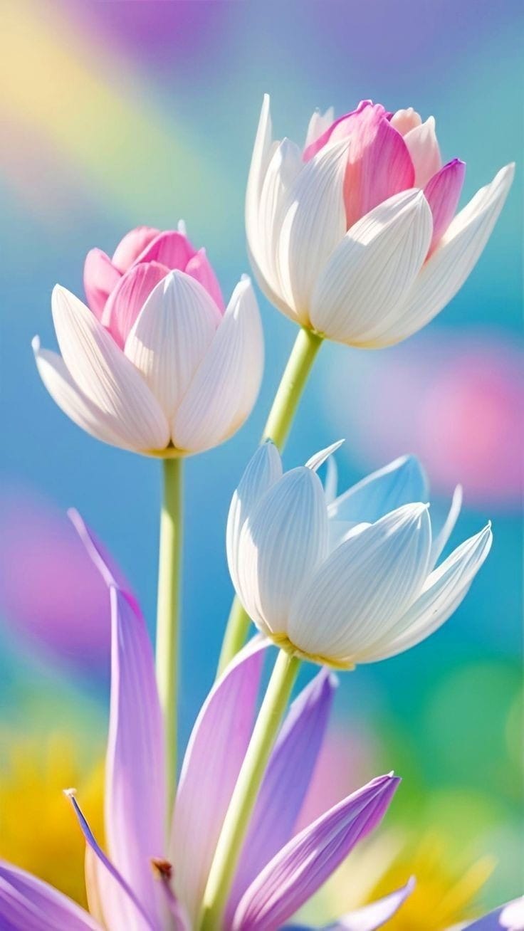 Colorful Flowers DP