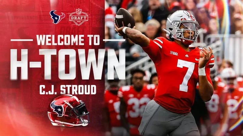 Cool Texans Cj Stroud Wallpaper