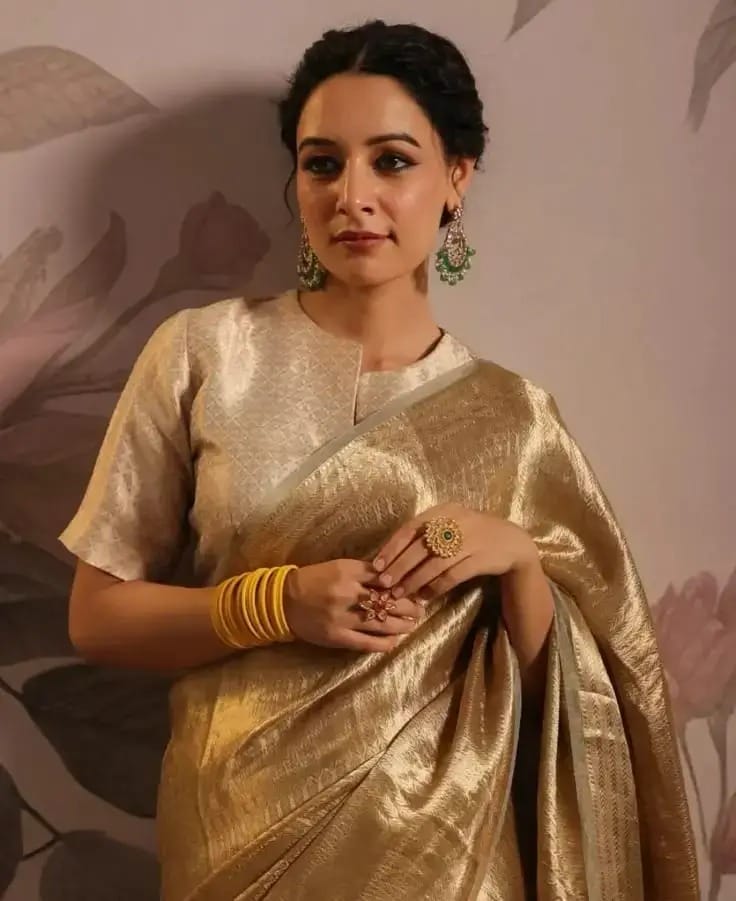 Crepe Silk Saree Blouse Designs
