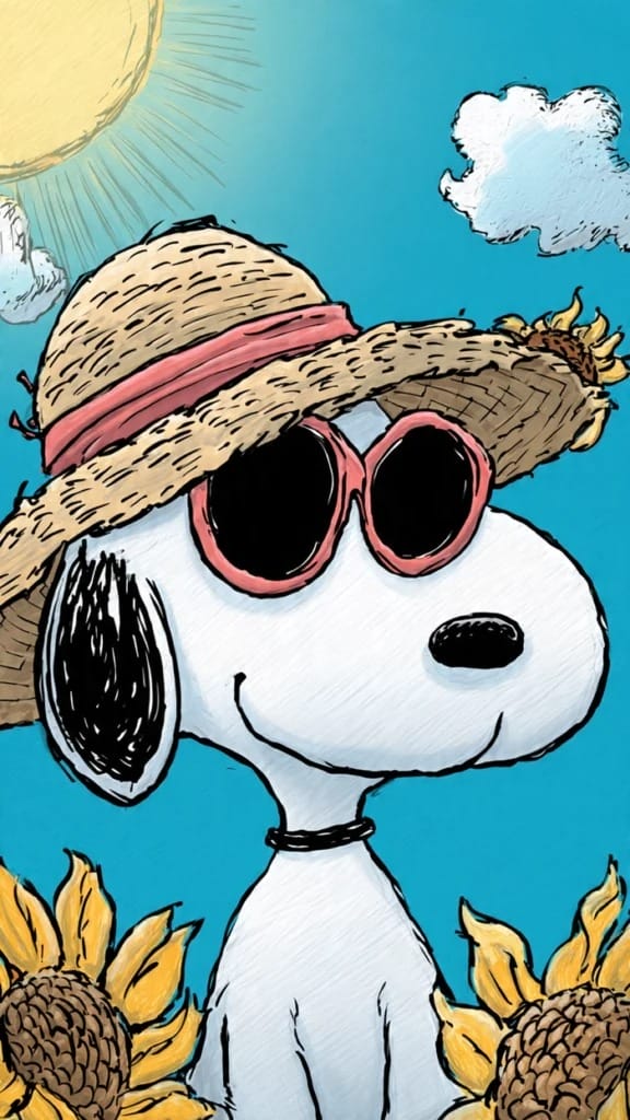 Cute Summer Snoopy Pfp