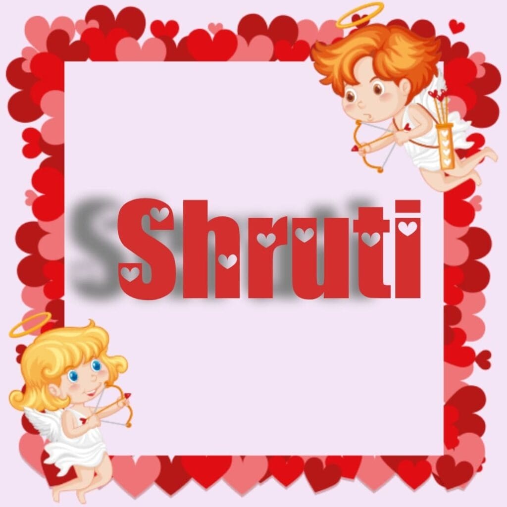 Different Style Shruti Name DP