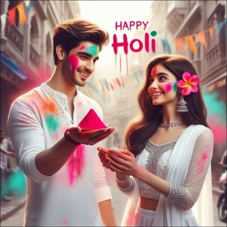 Festival Holi Cartoon Images