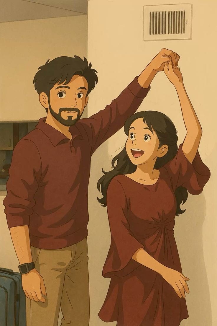 Ghibli Couple Photo