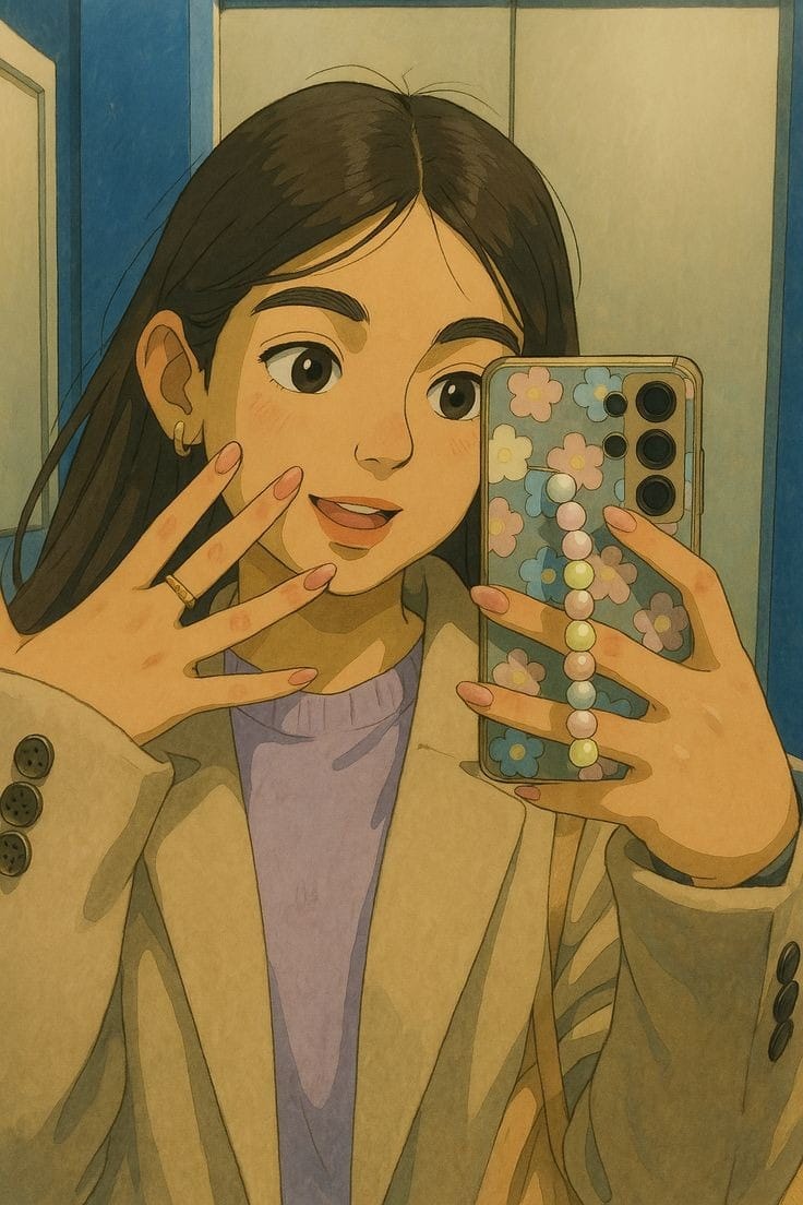 Ghibli Style Couple Photo Instagram