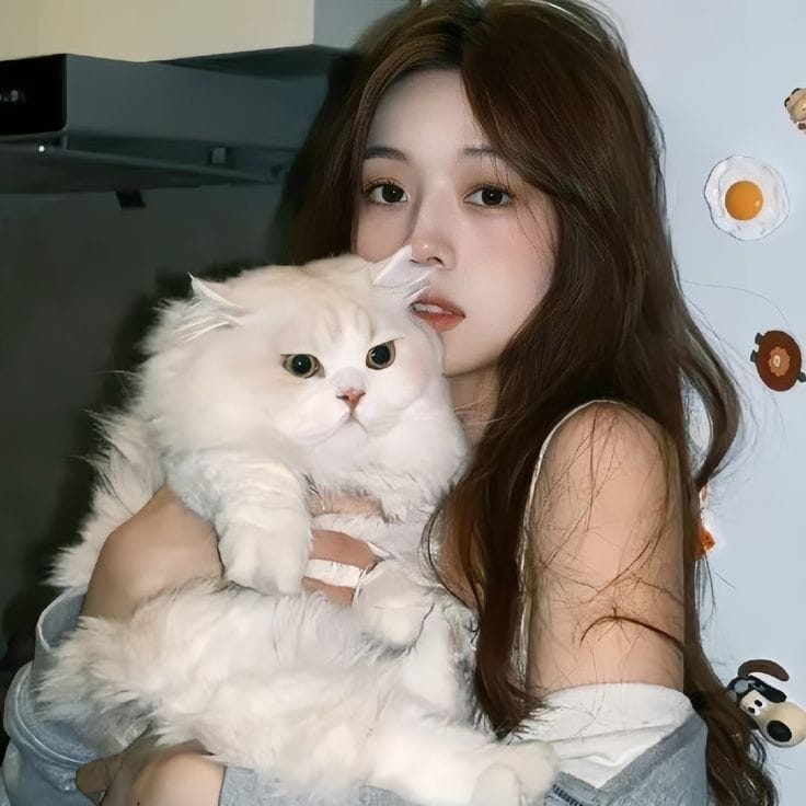 Girl With Cat Pictures