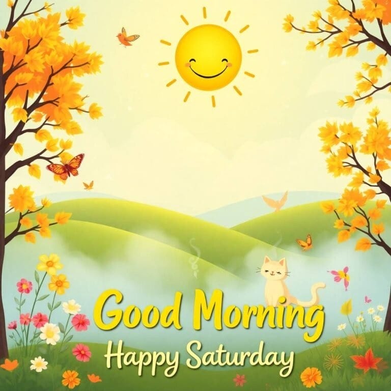 Good Morning Saturday Images for WhatsApp