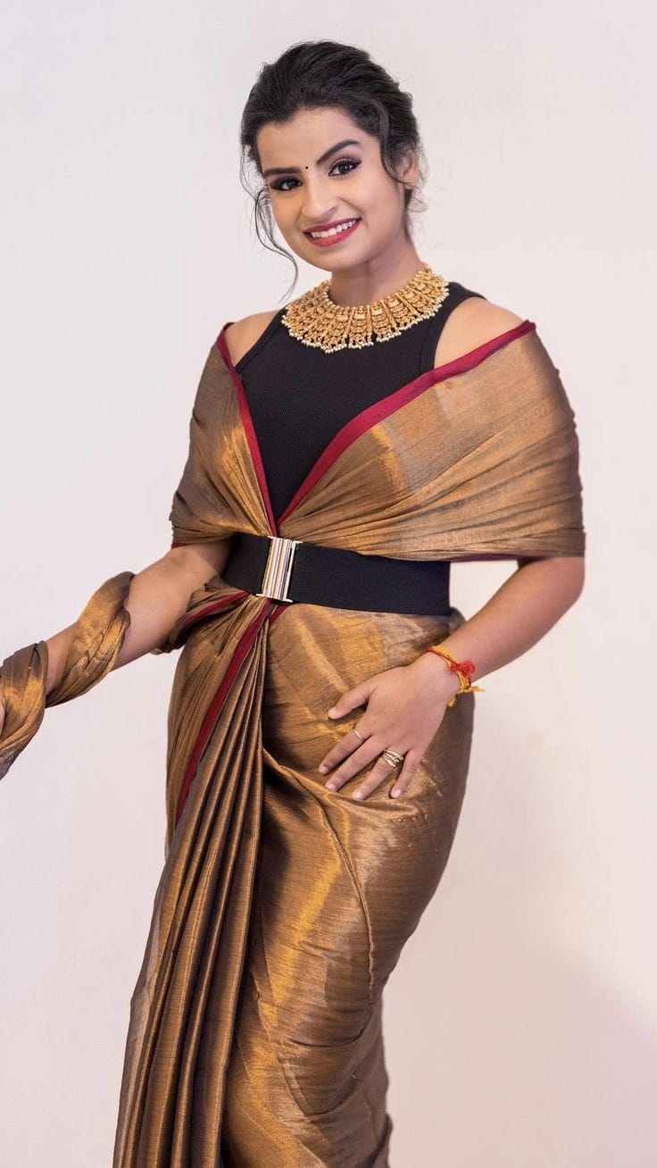 Kalamkari Silk Saree Blouse Designs