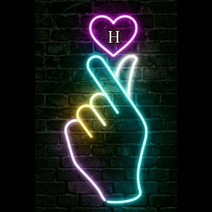 Love Stylish H Letter DP
