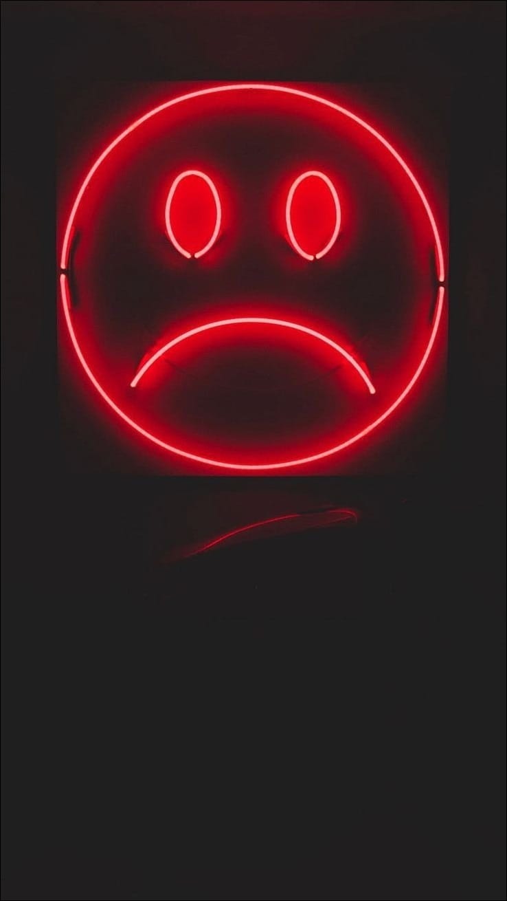 Red Sad DP Emoji
