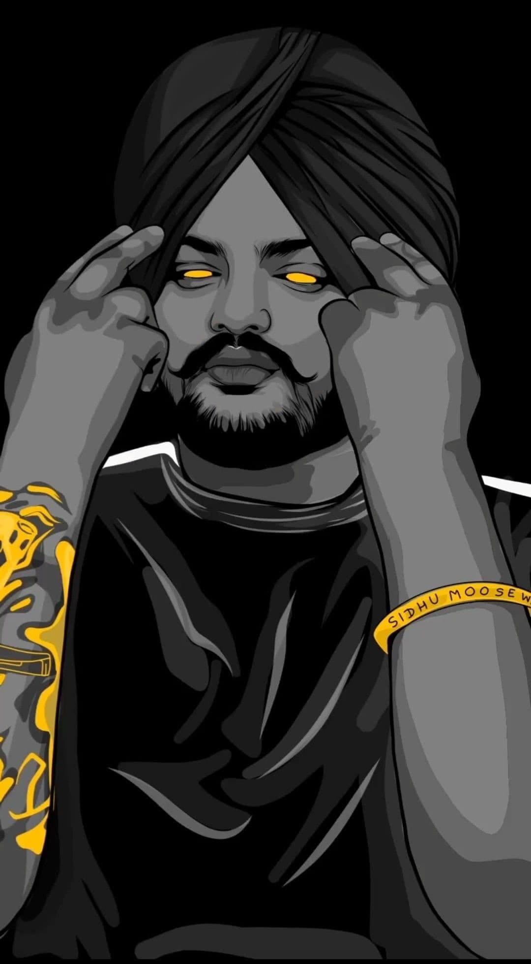 Sidhu Moose Wala Pic with Pistol