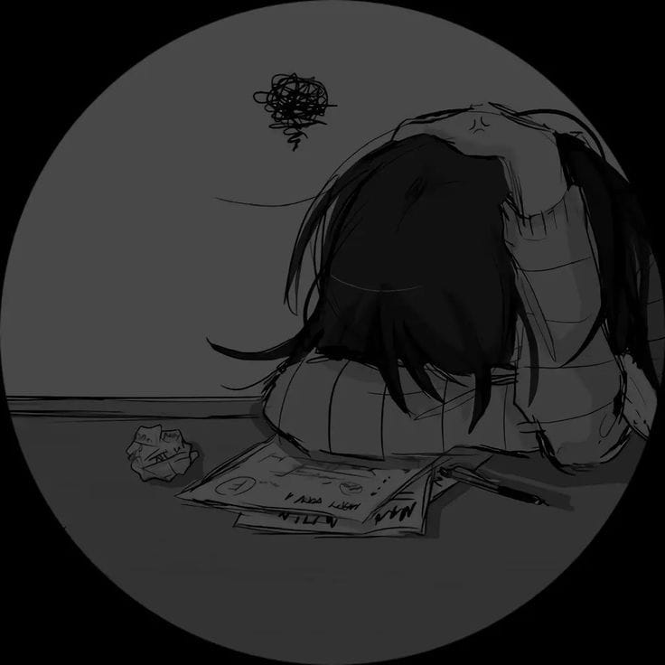 Silent Mood Off Girl Image