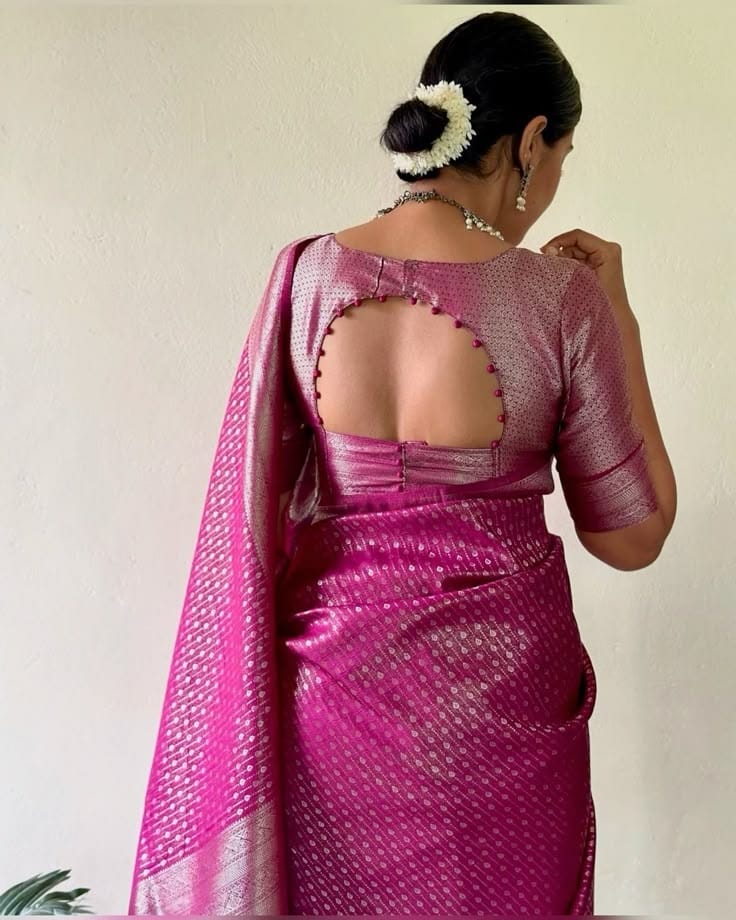 Silk Saree Blouse Design