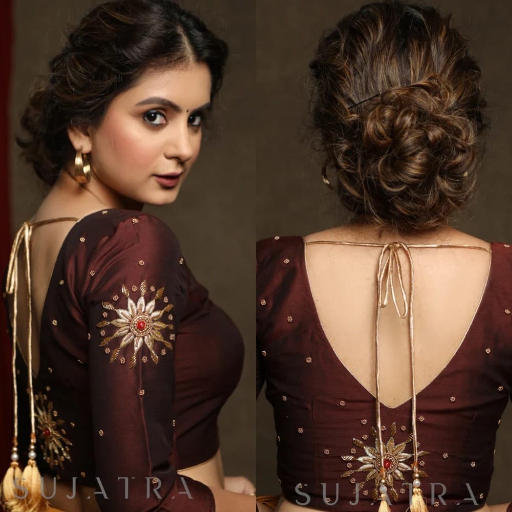 Silk Saree Blouse Designs