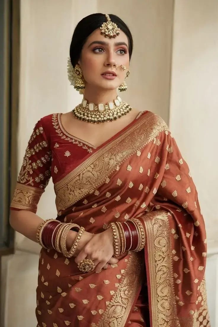 Silk Sarees Blouse Designs