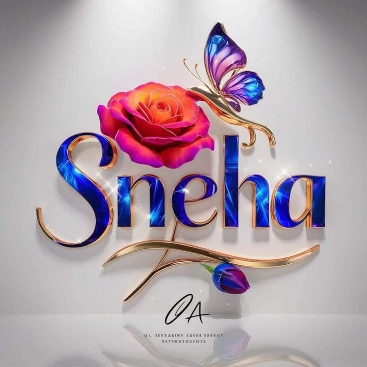 Sneha Name Tiranga Image