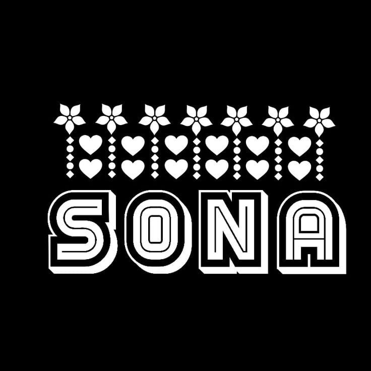 Sona Name Image