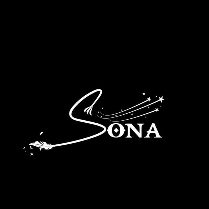 Sona Name Image in Heart