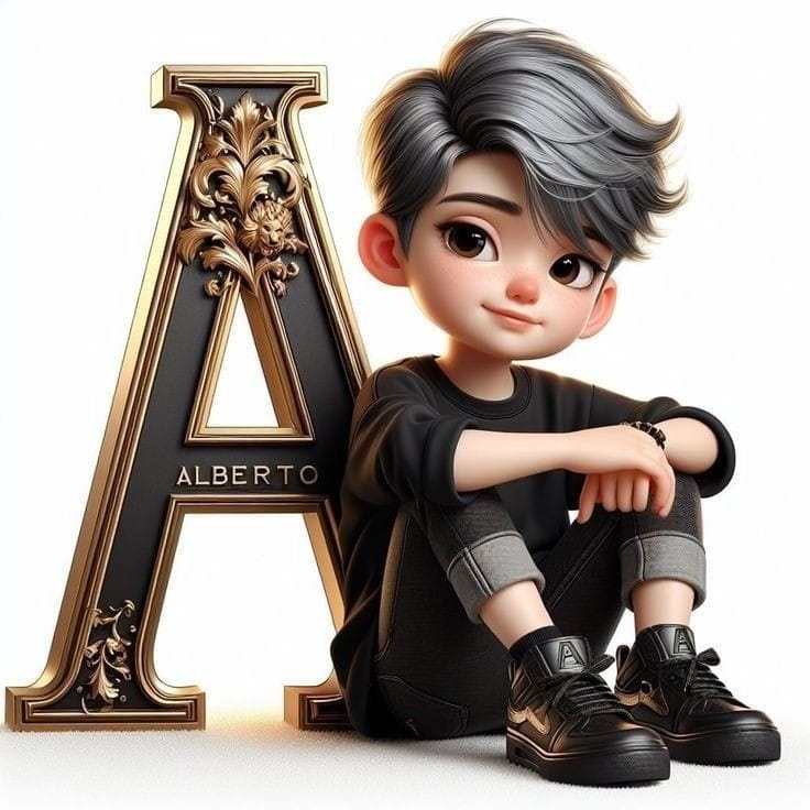 Stylish A Name Dp Boy