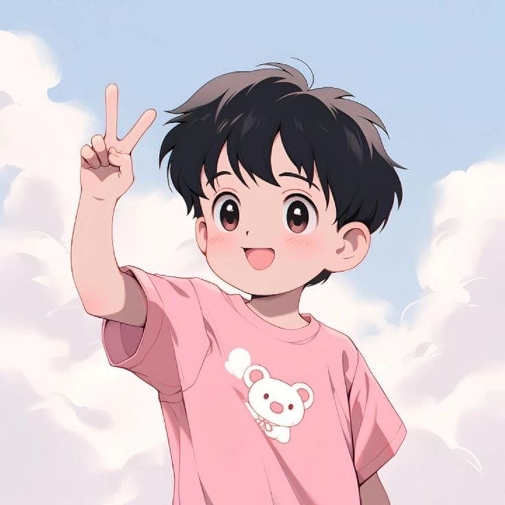 Stylish Cartoon Boy DP for Instagram