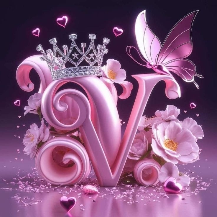 V Letter Images for DP