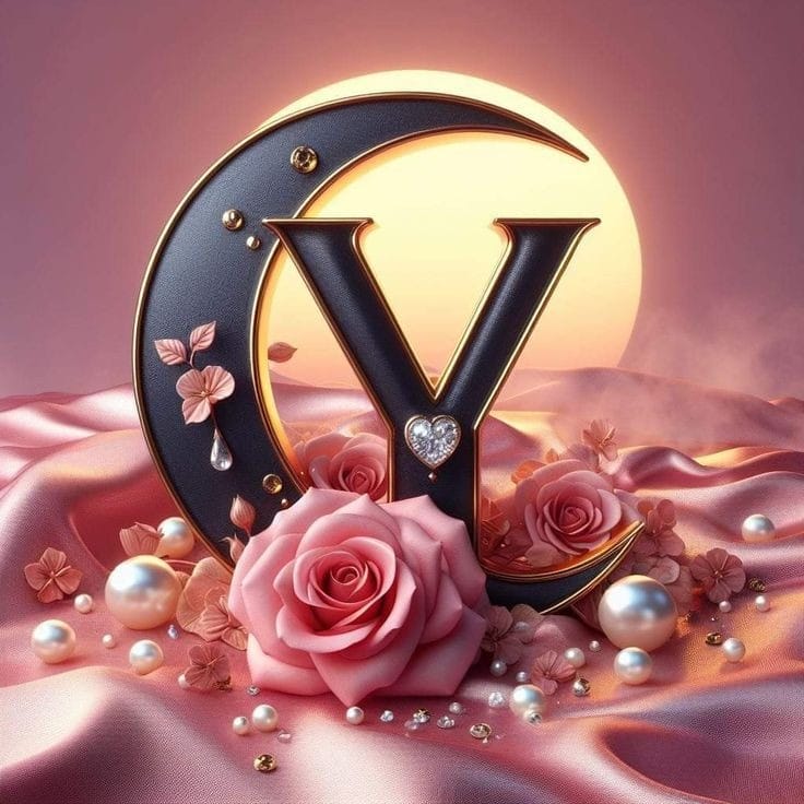 Y Name Stylish Black Dp
