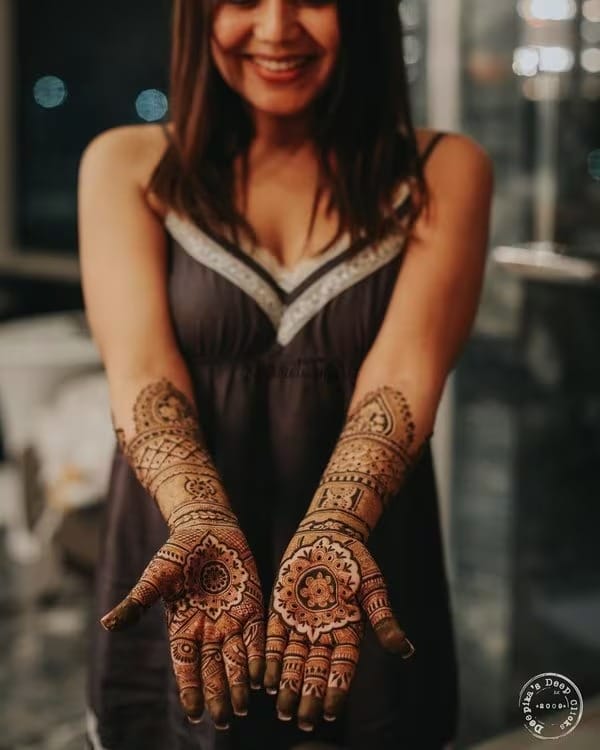 blouse mehndi designs