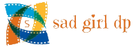 Logo Of Sad Girl DP - Icon with text Display Pictures