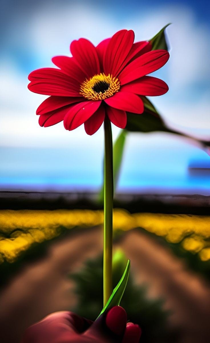 new flowers dp